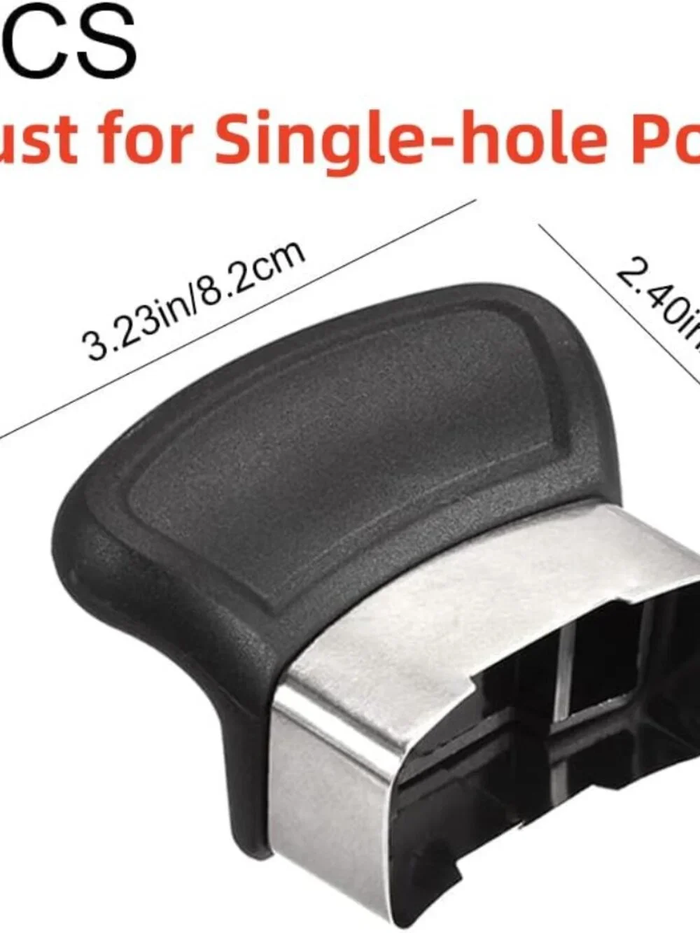 2 Pcs Replacement Handles for Single-Hole Pots and Pans,Pot Short Side Handles S